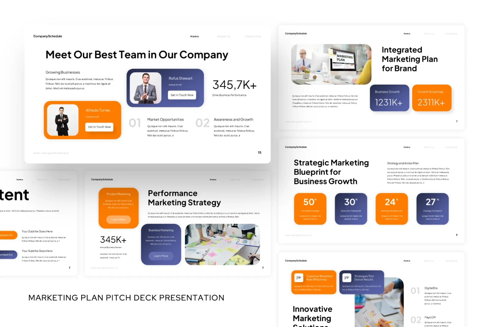 Marketing Plan Pitch Deck Presentation — image 4