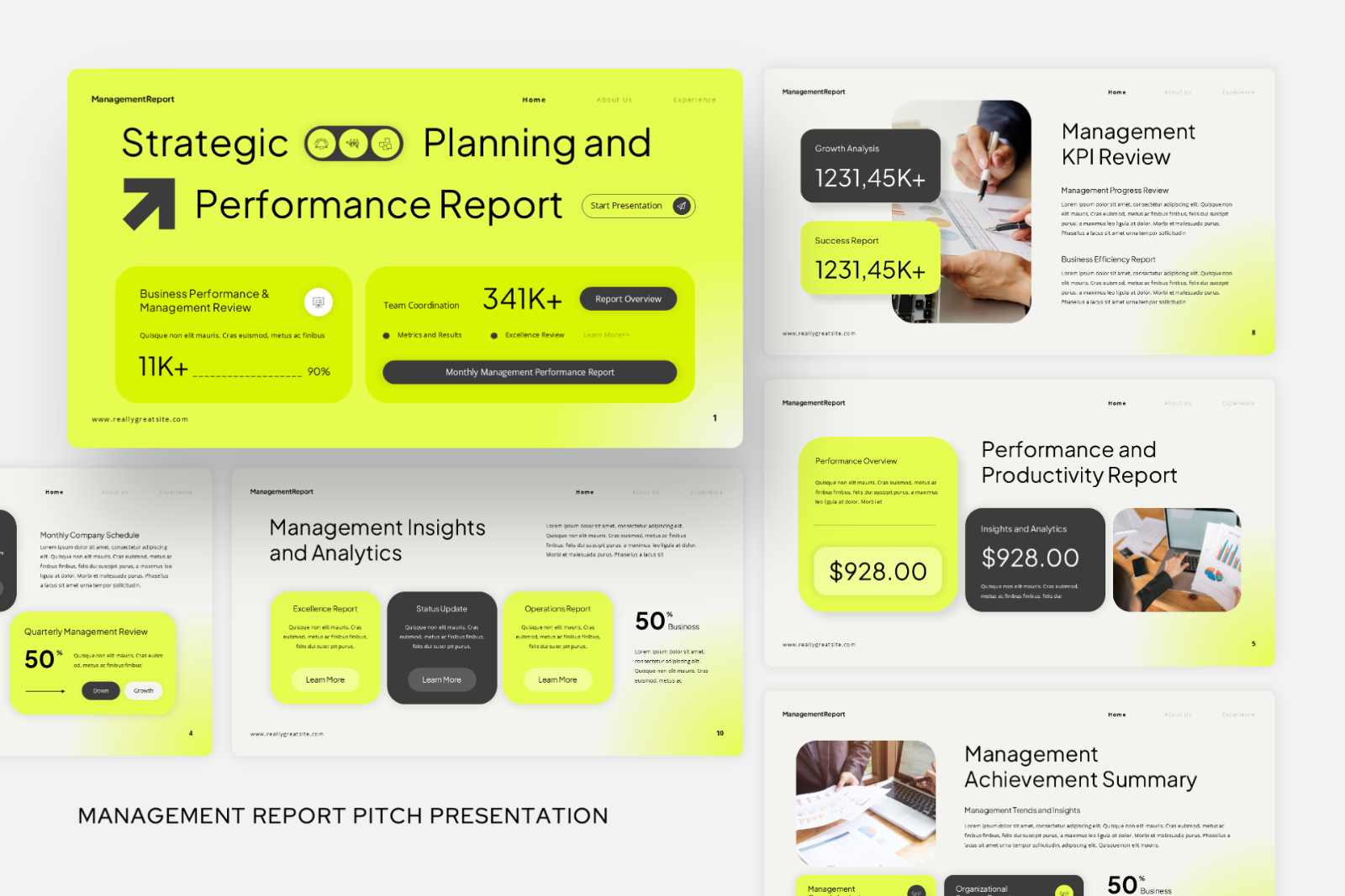 Management Report Pitch Presentation — image 4