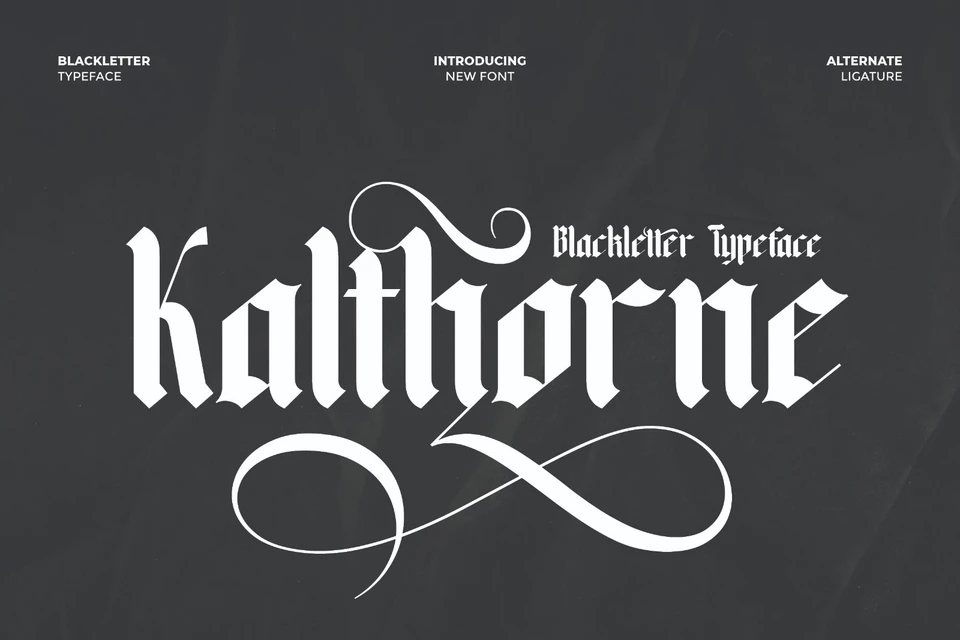 Kalthorne - Blackletter Font