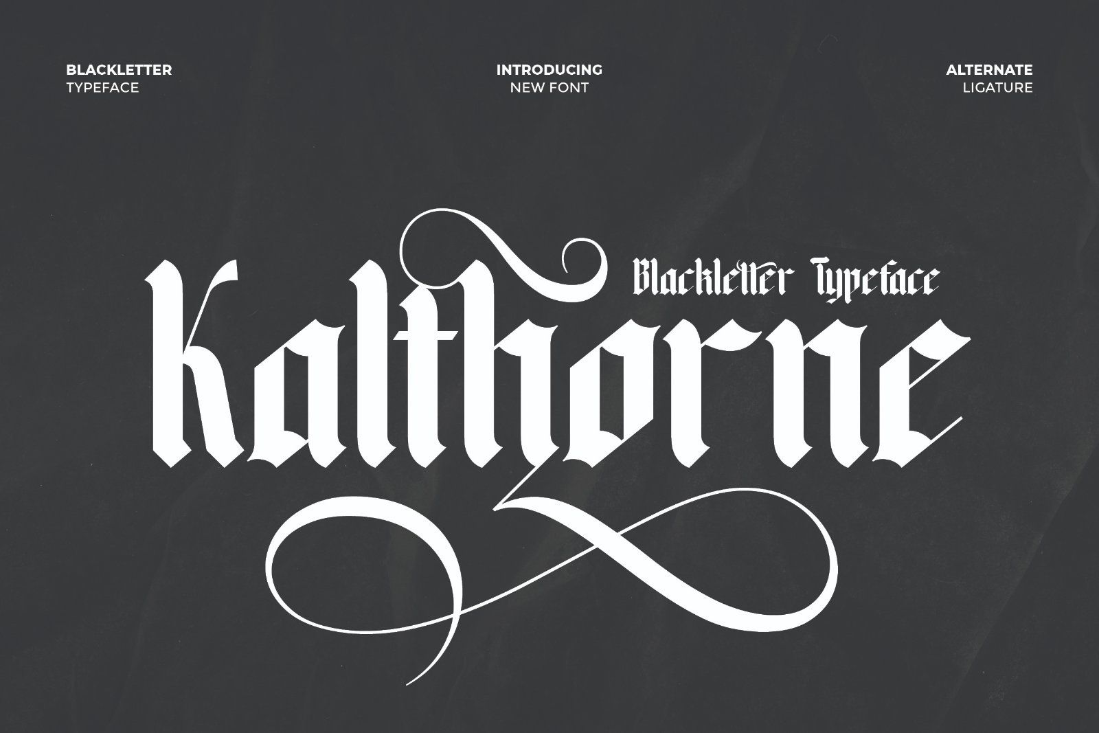 Kalthorne - Blackletter Font — image 1