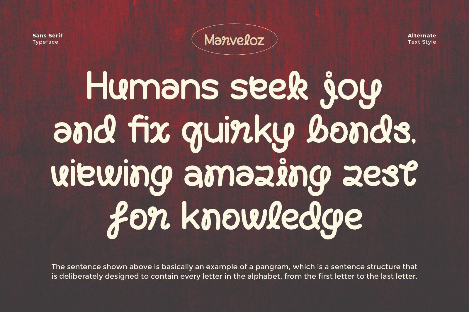 Marveloz - Experimental Sans Font — image 4