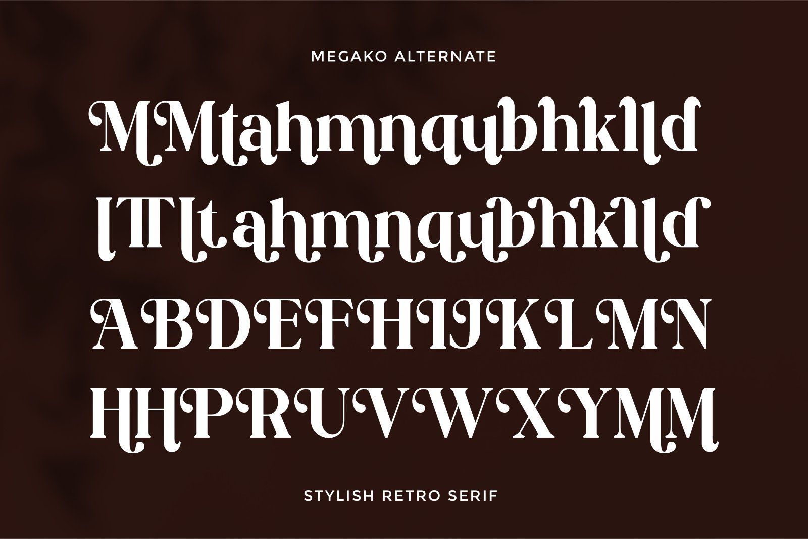 Megako - Stylish Retro Display Font — image 8