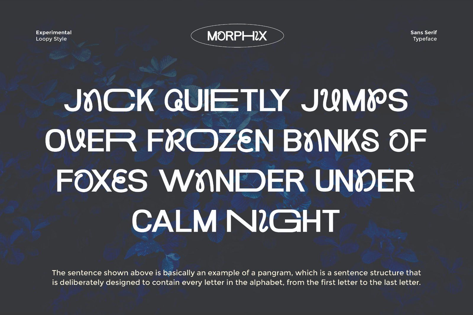 Morphix - Experimental Display Font — image 5
