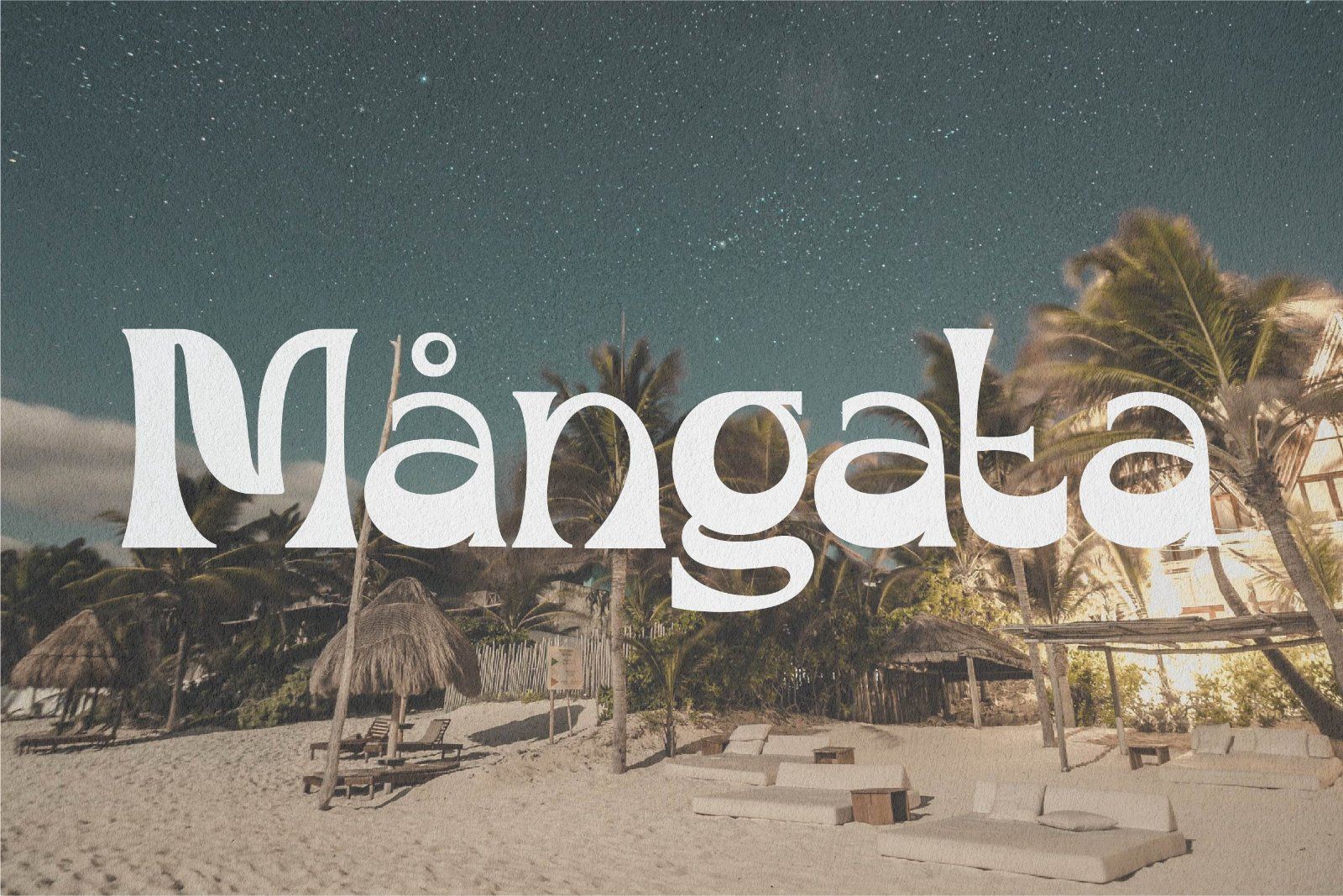 Mourghan - Retro Display Font — image 2