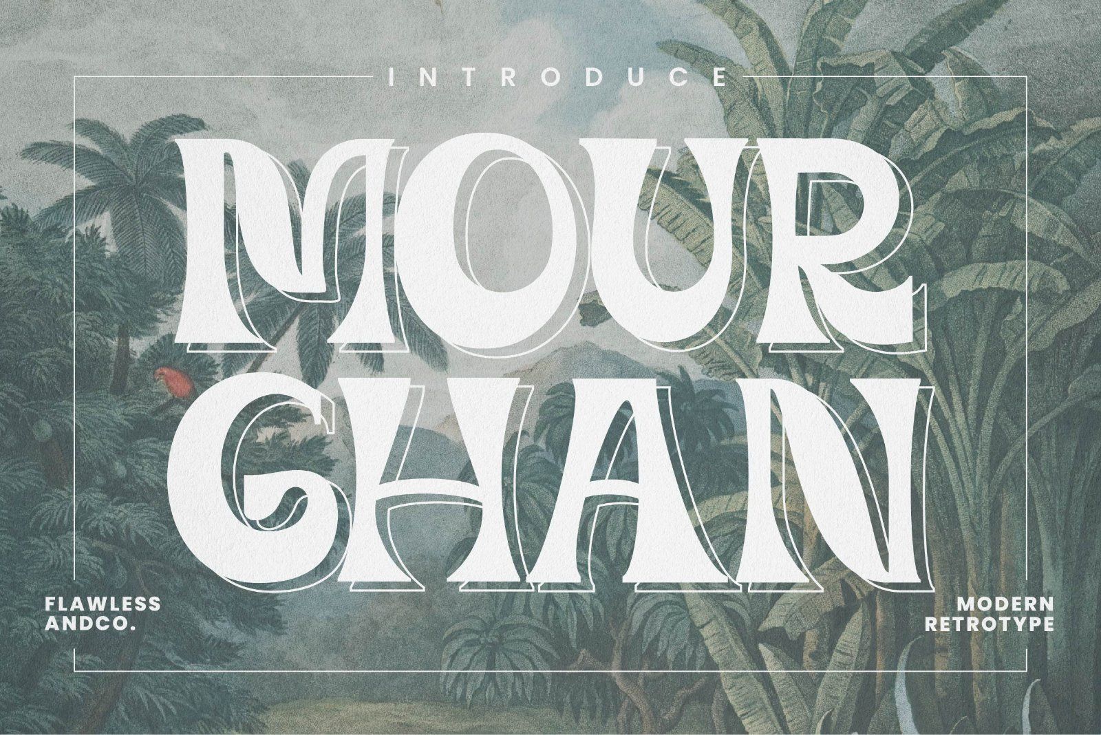 Mourghan - Retro Display Font — image 1