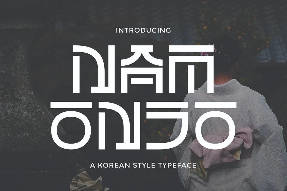 Namonjo - Korean Display Font