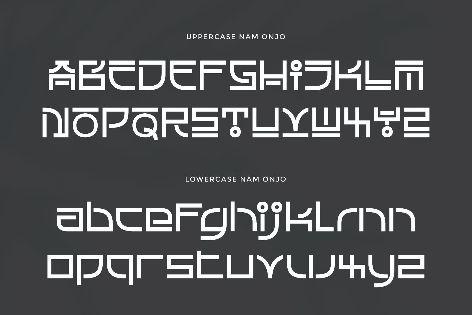 Namonjo - Korean Display Font — image 8