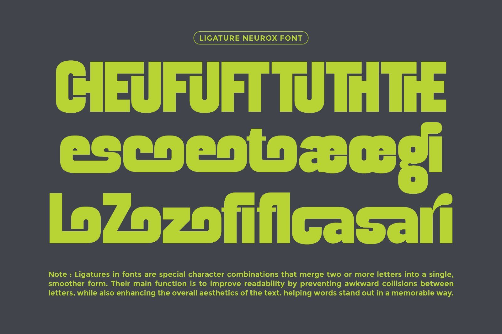 Neurox - Bold Condensed Sans Font — image 10