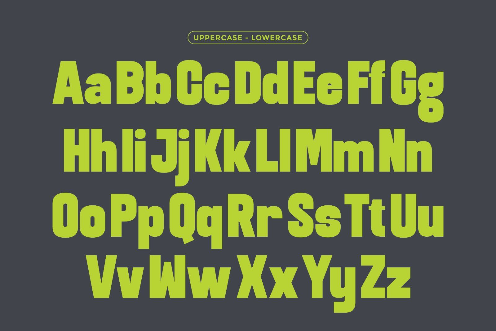 Neurox - Bold Condensed Sans Font — image 8