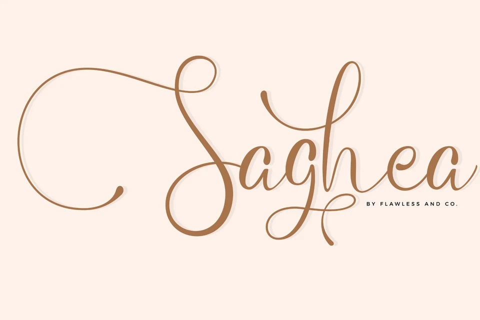 Saghea - Elegant Handwritten Font