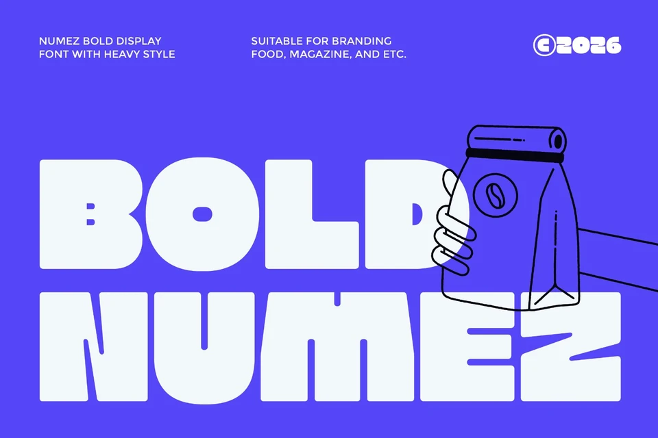 Numez - Bold Display Font