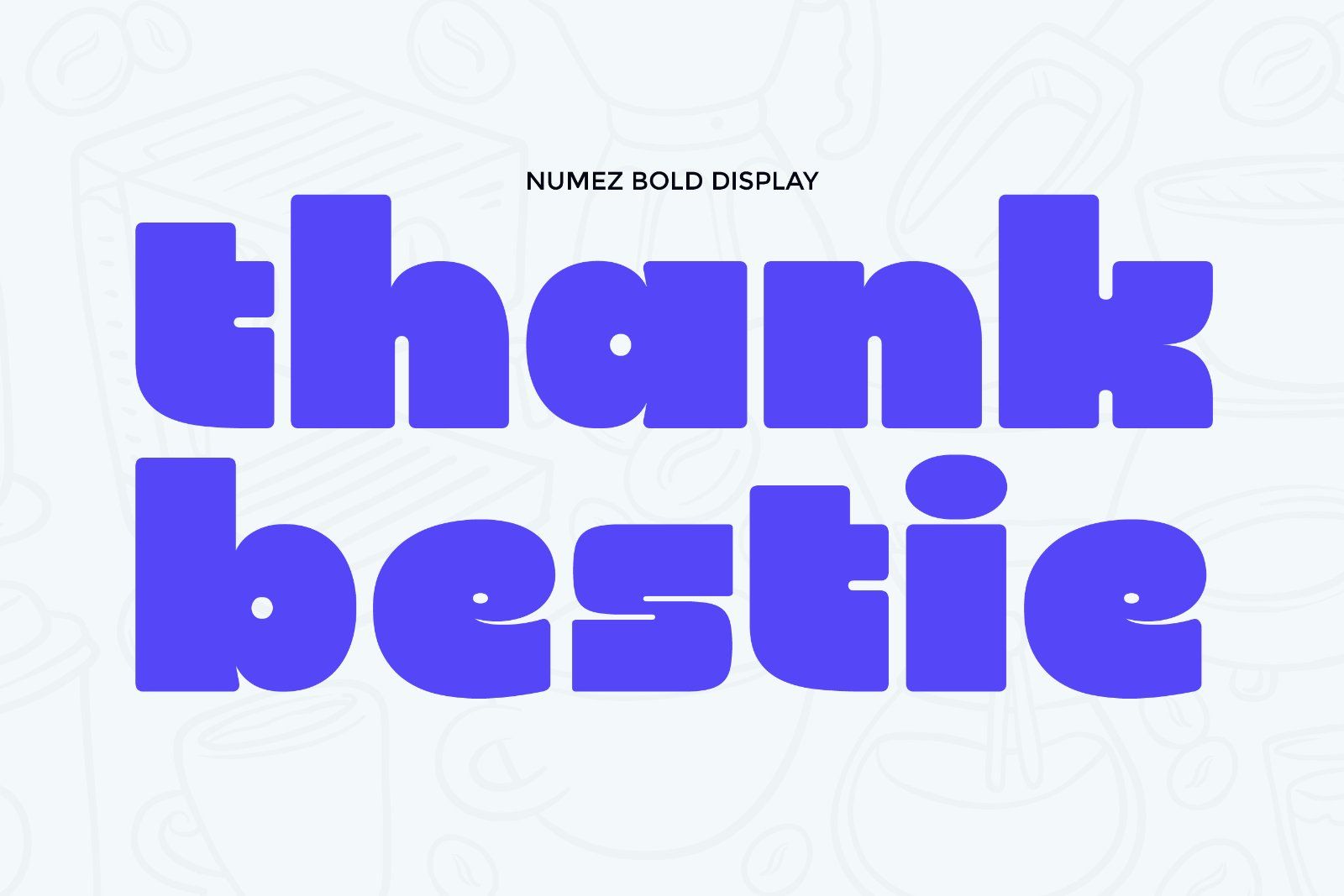 Numez - Bold Display Font — image 10