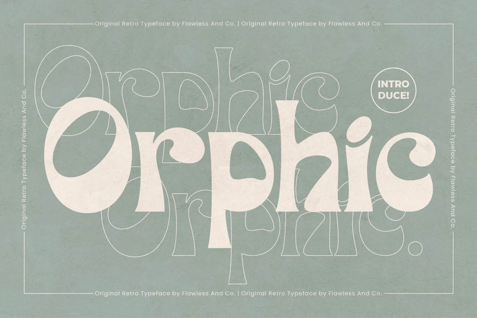 Orphic - Retro Display Font