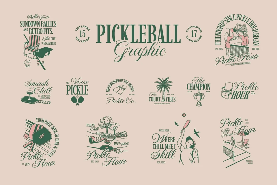 Pickleball Graphic