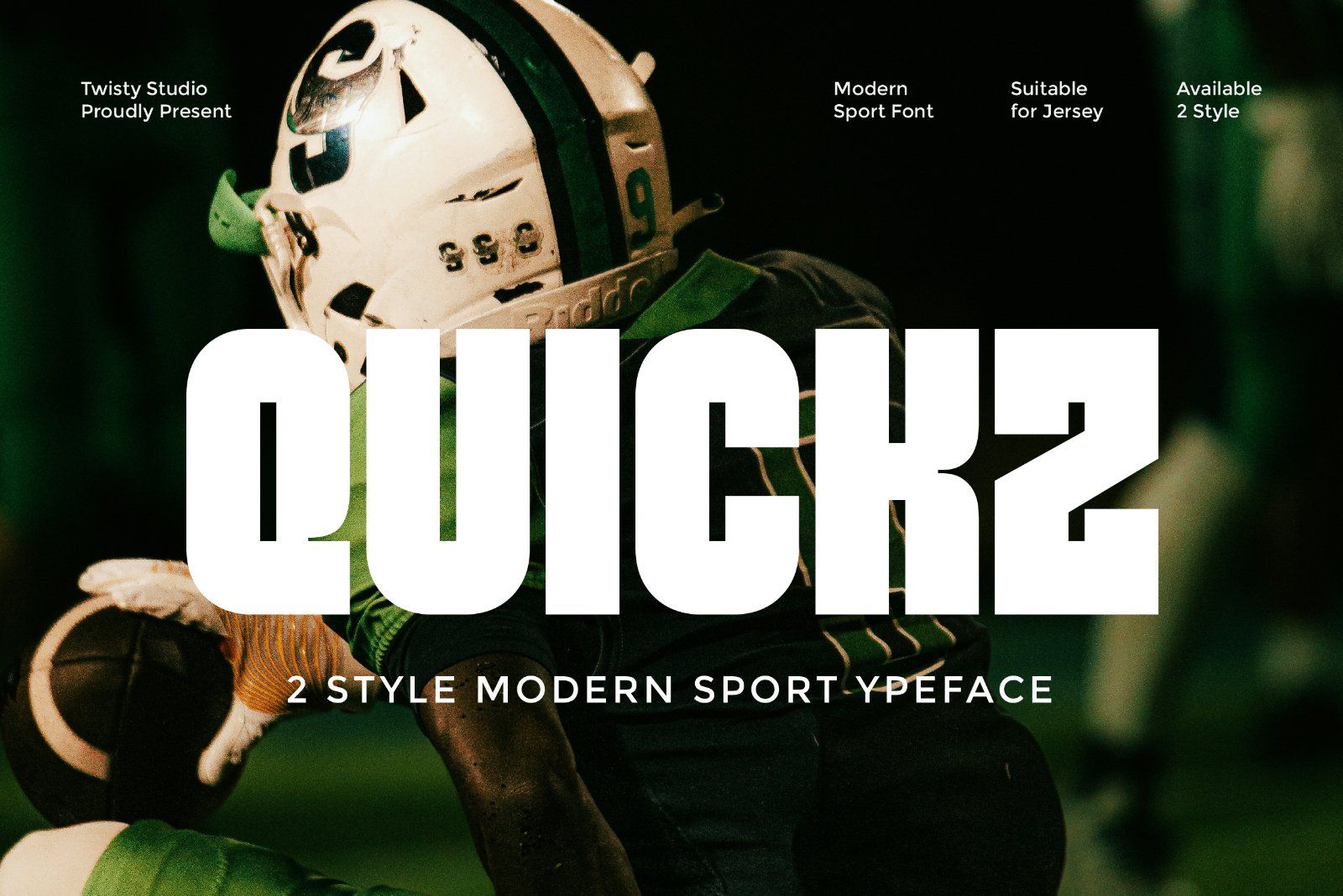Quickz - Modern Sport Display Font — image 1
