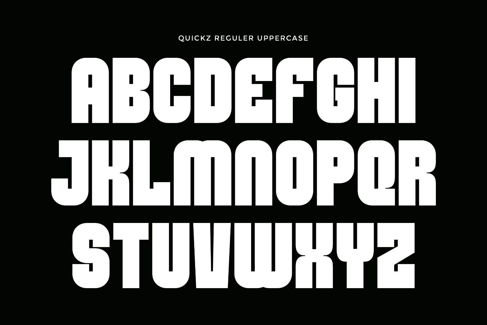 Quickz - Modern Sport Display Font — image 6