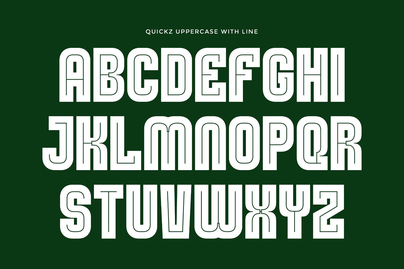 Quickz - Modern Sport Display Font — image 7