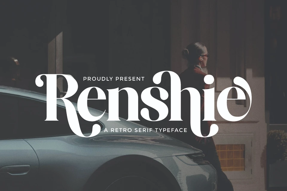 Renshie - Stylish Retro Serif Font