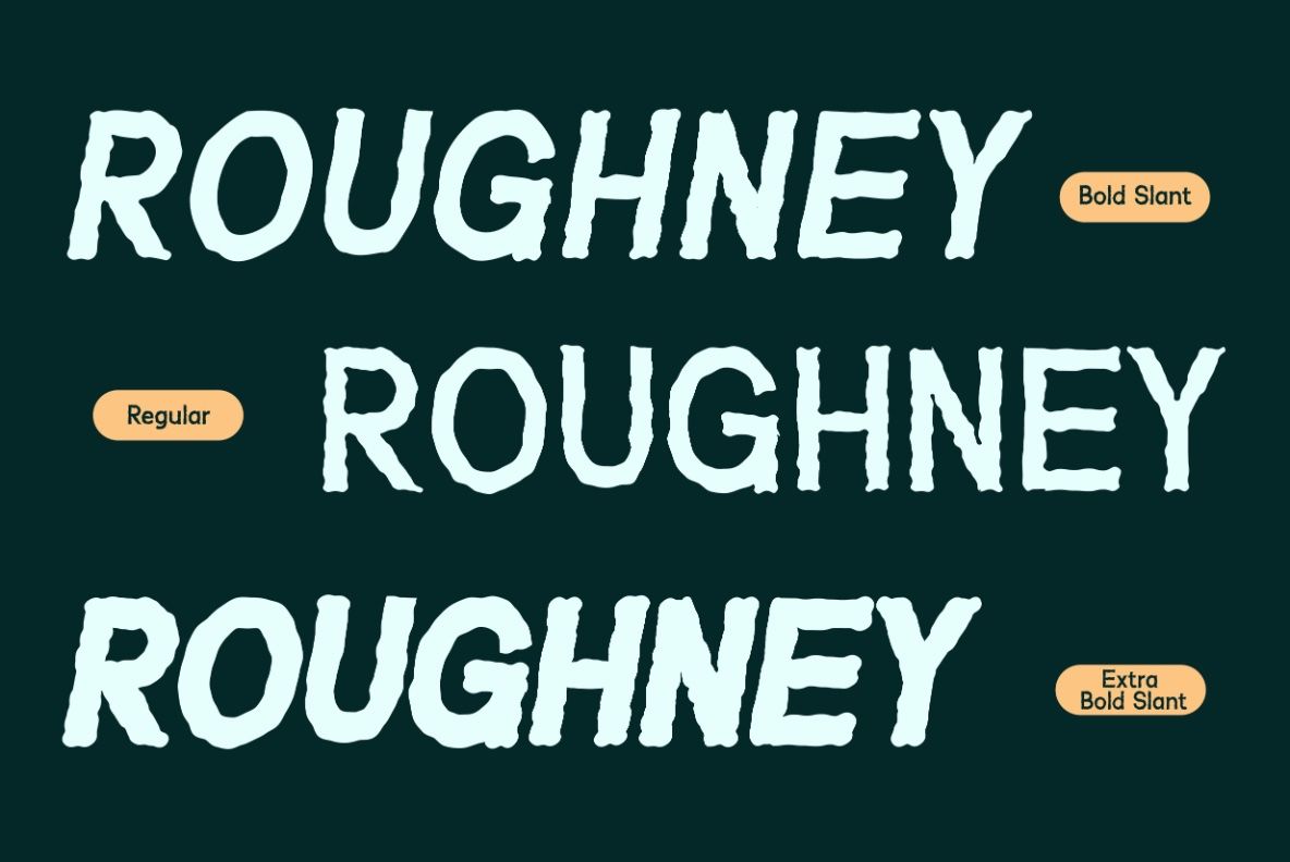 VT Roughney – Handdrawn Font — image 3