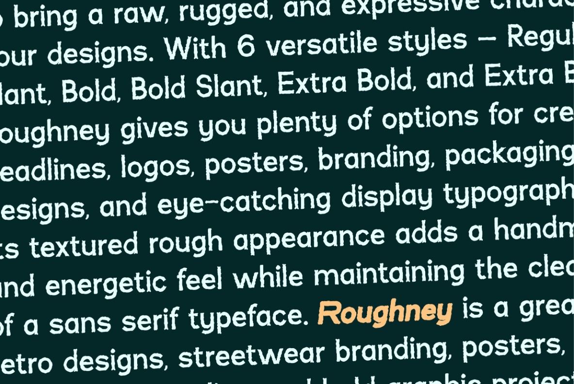 VT Roughney – Handdrawn Font — image 12