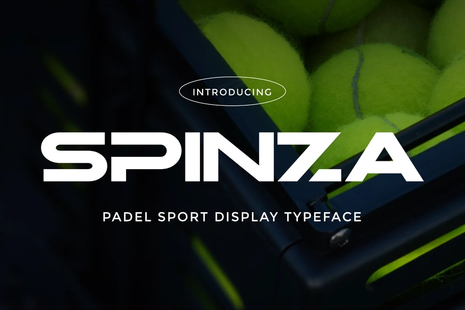 Spinza - Sport Display Font
