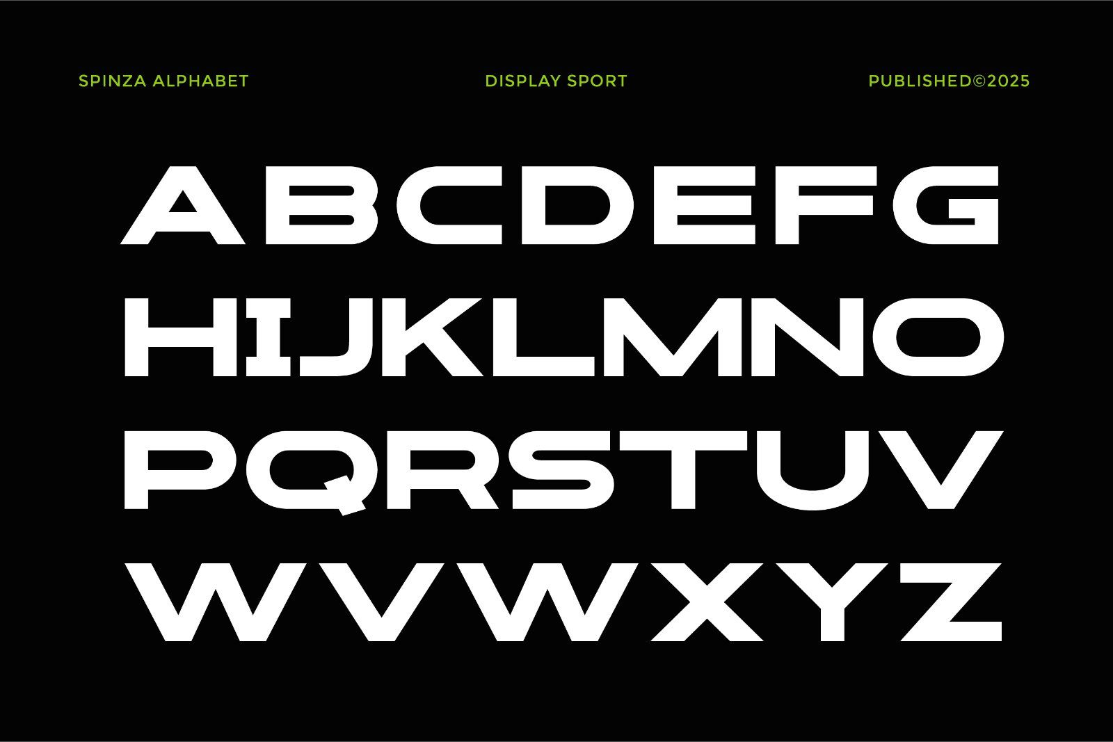Spinza - Sport Display Font — image 7