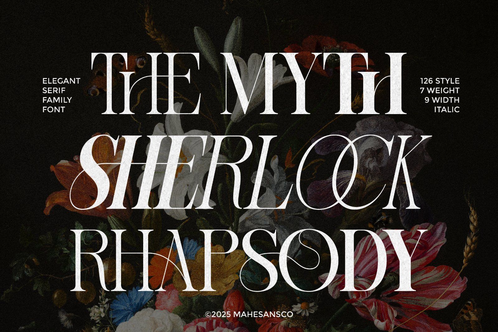 Sherlock Serif Family (126 Fonts)