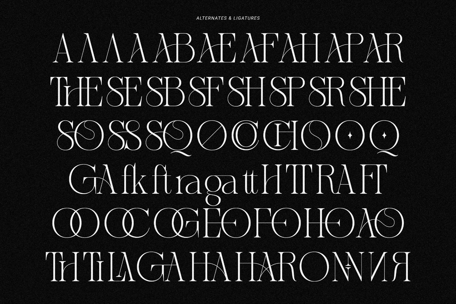 Sherlock Serif Family (126 Fonts)