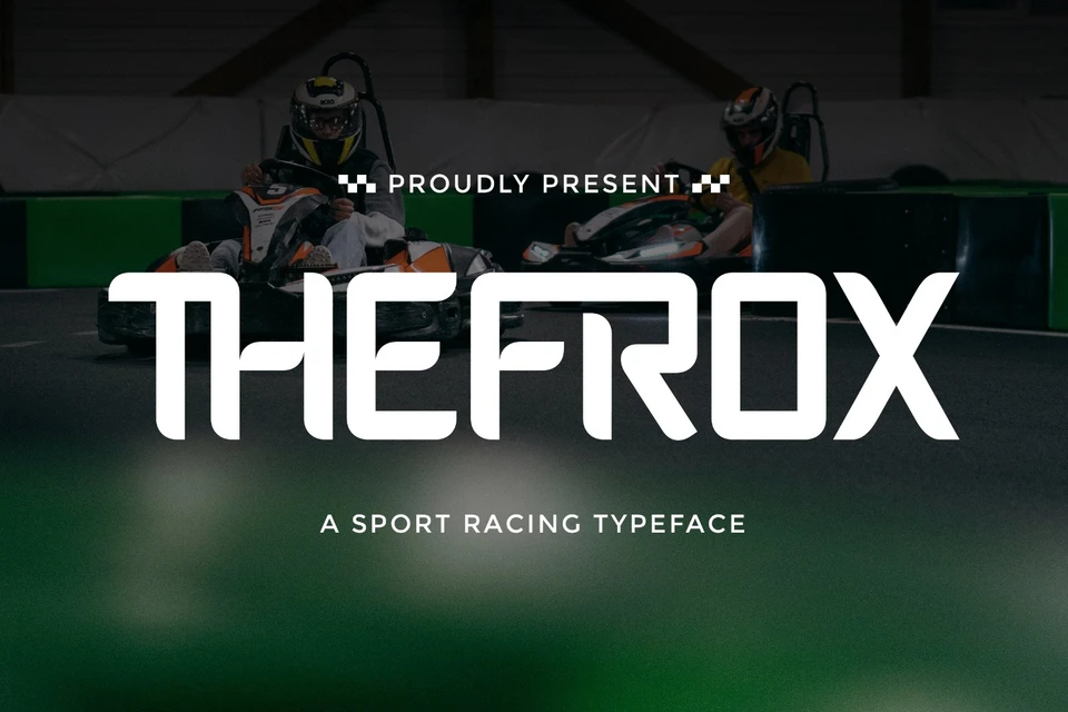 Thefrox - Sport Racing Display Font