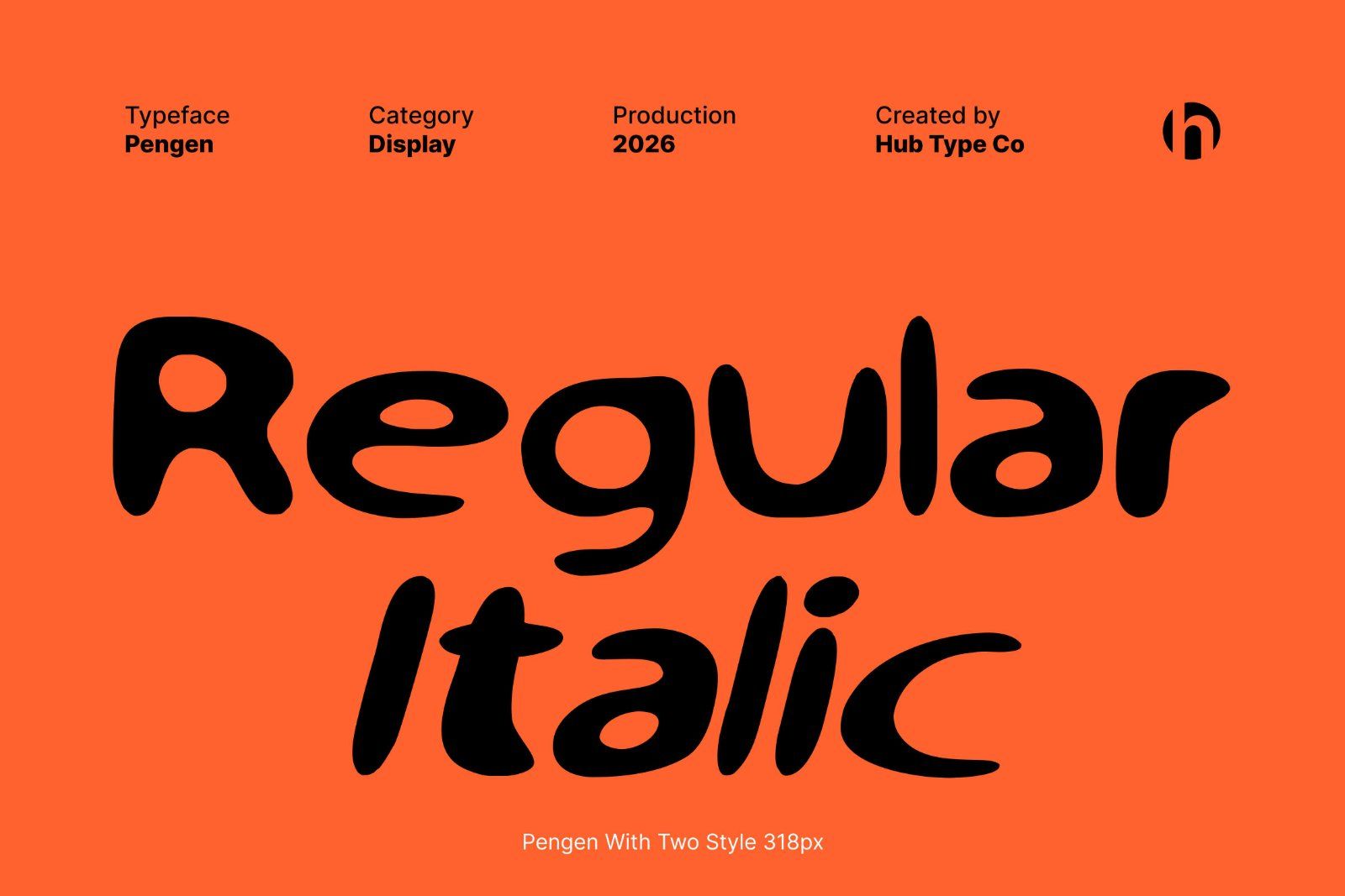 Pengen – Handdrawn Display Typeface — image 3