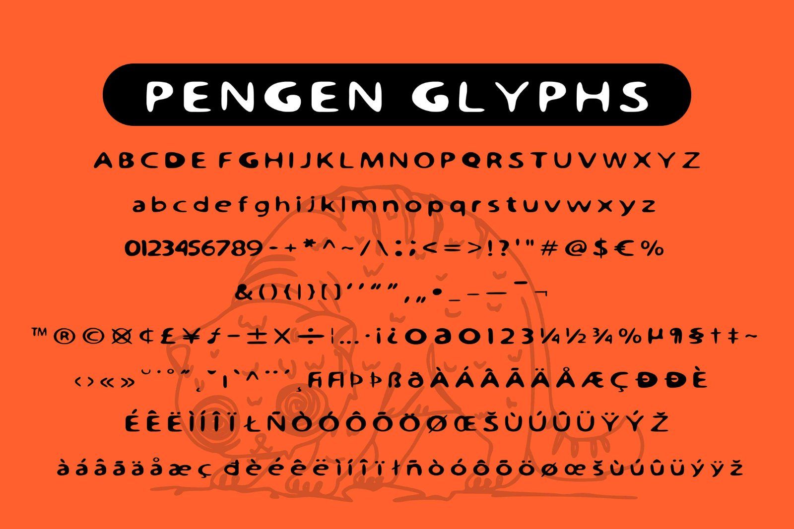 Pengen – Handdrawn Display Typeface — image 9