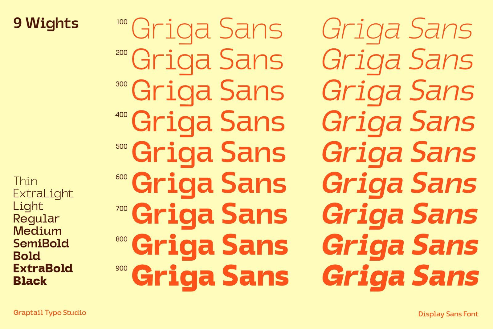 Griga Sans - Font Family — image 4