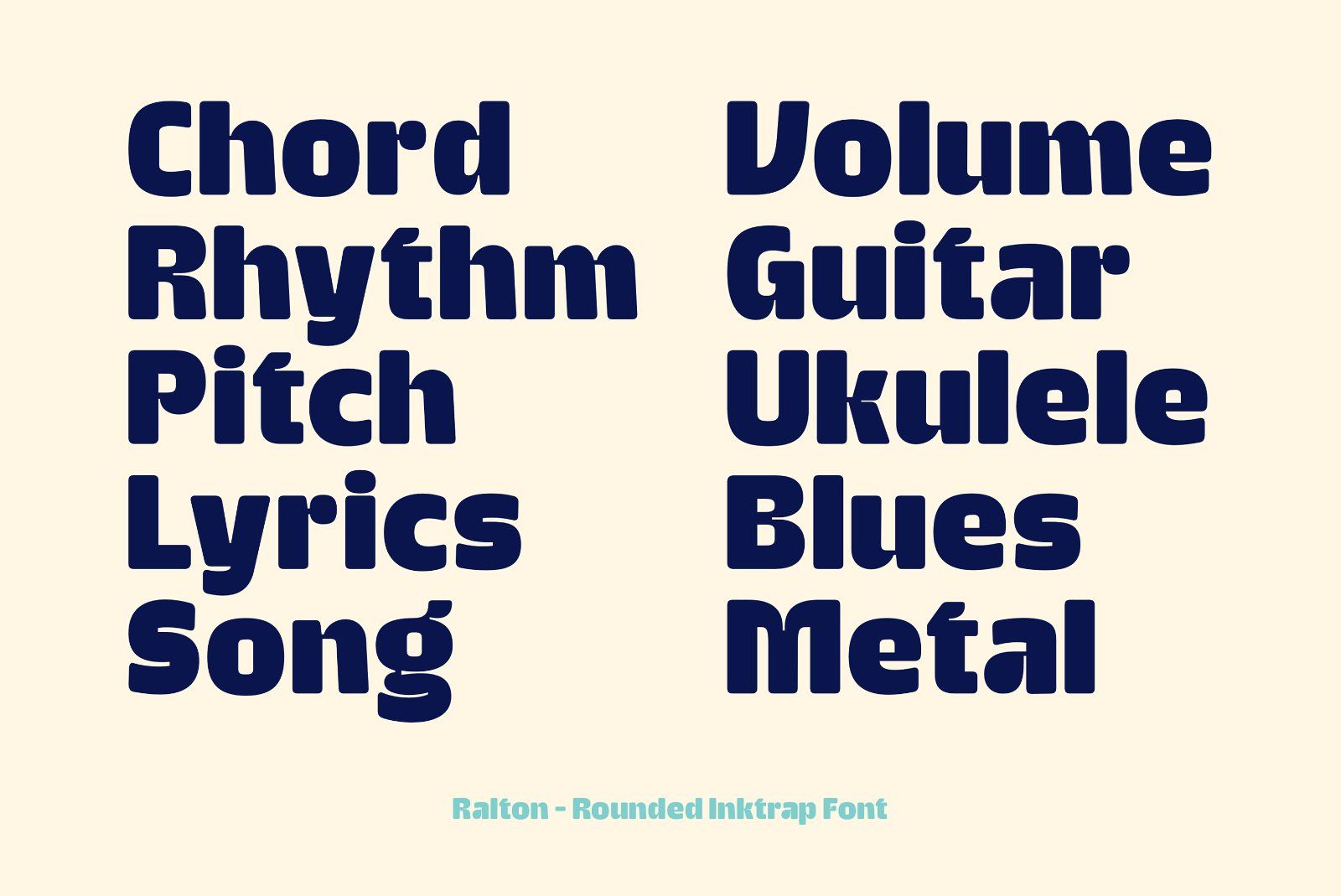 Ralton - Rounded Inktrap Font — image 9