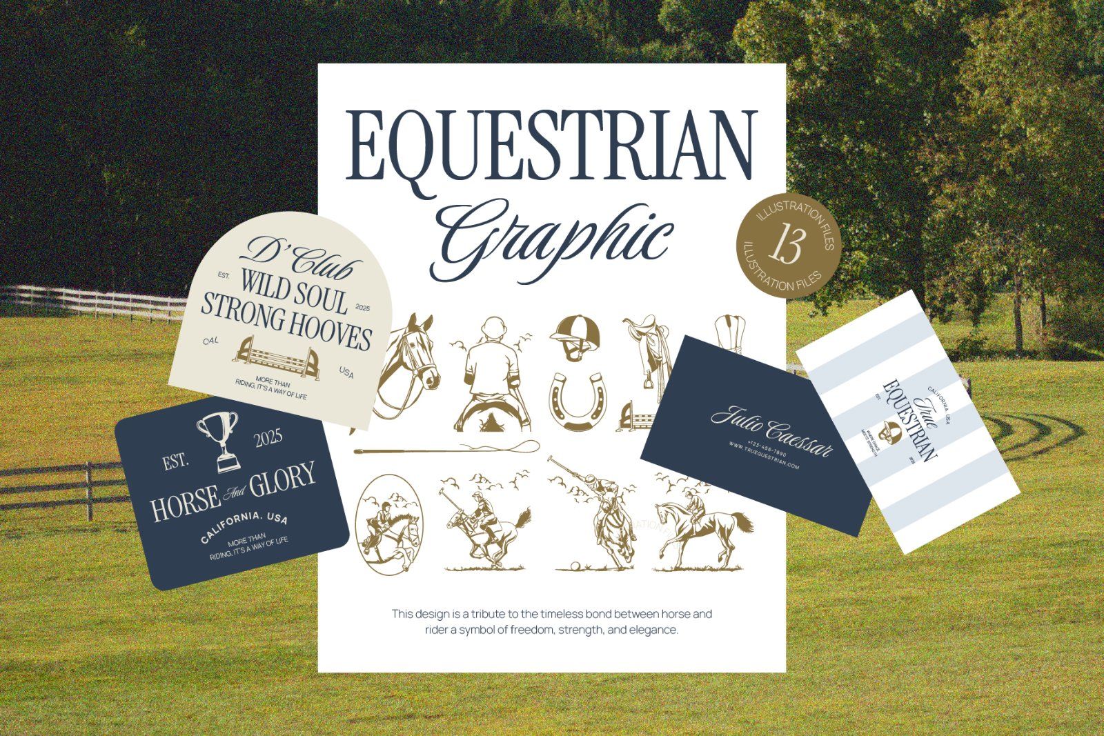 Equestrian Graphic — image 1