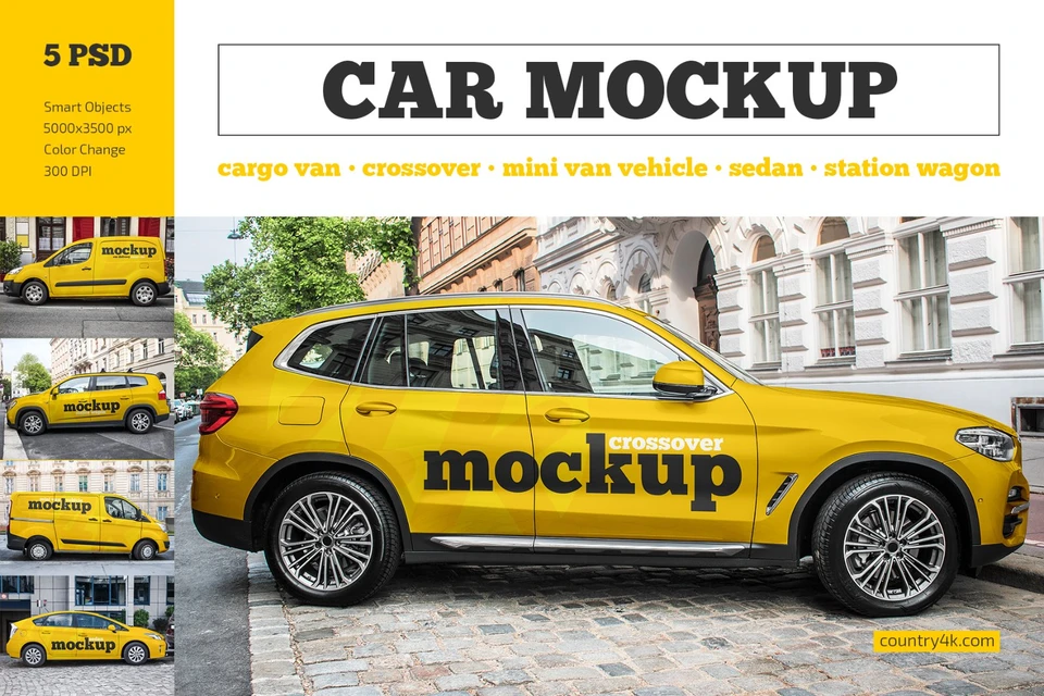 Car Mockup Set