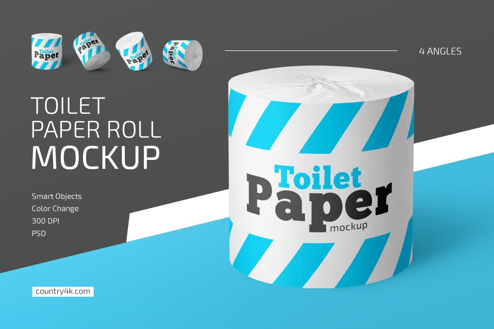 Toilet Paper Roll Mockup Set — image 1