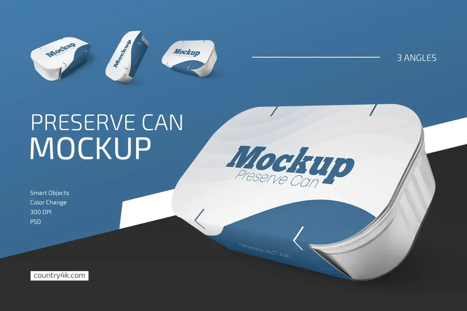 Preserve Can Mockup Set