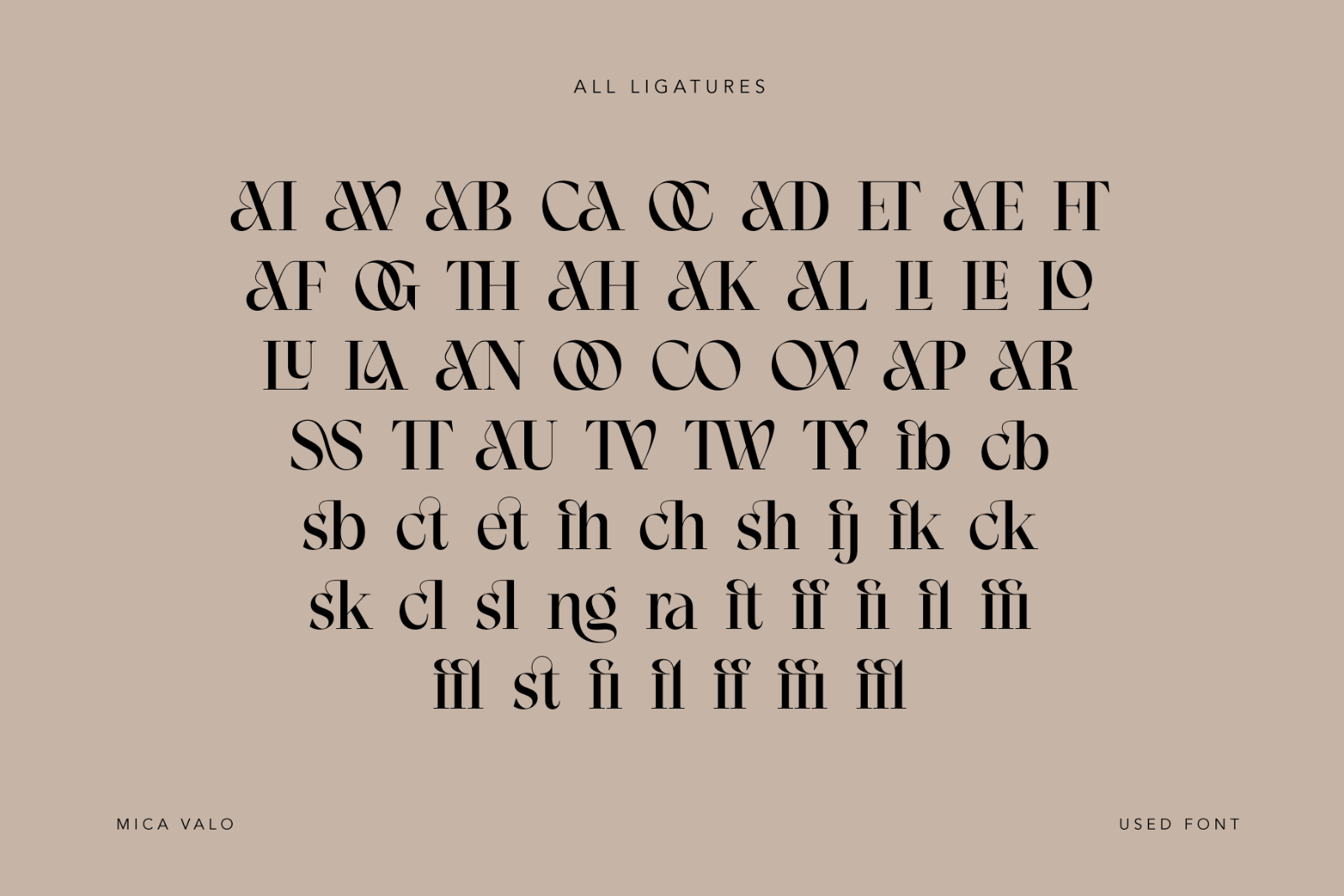 Mica Valo | Elegant Serif Font — image 12