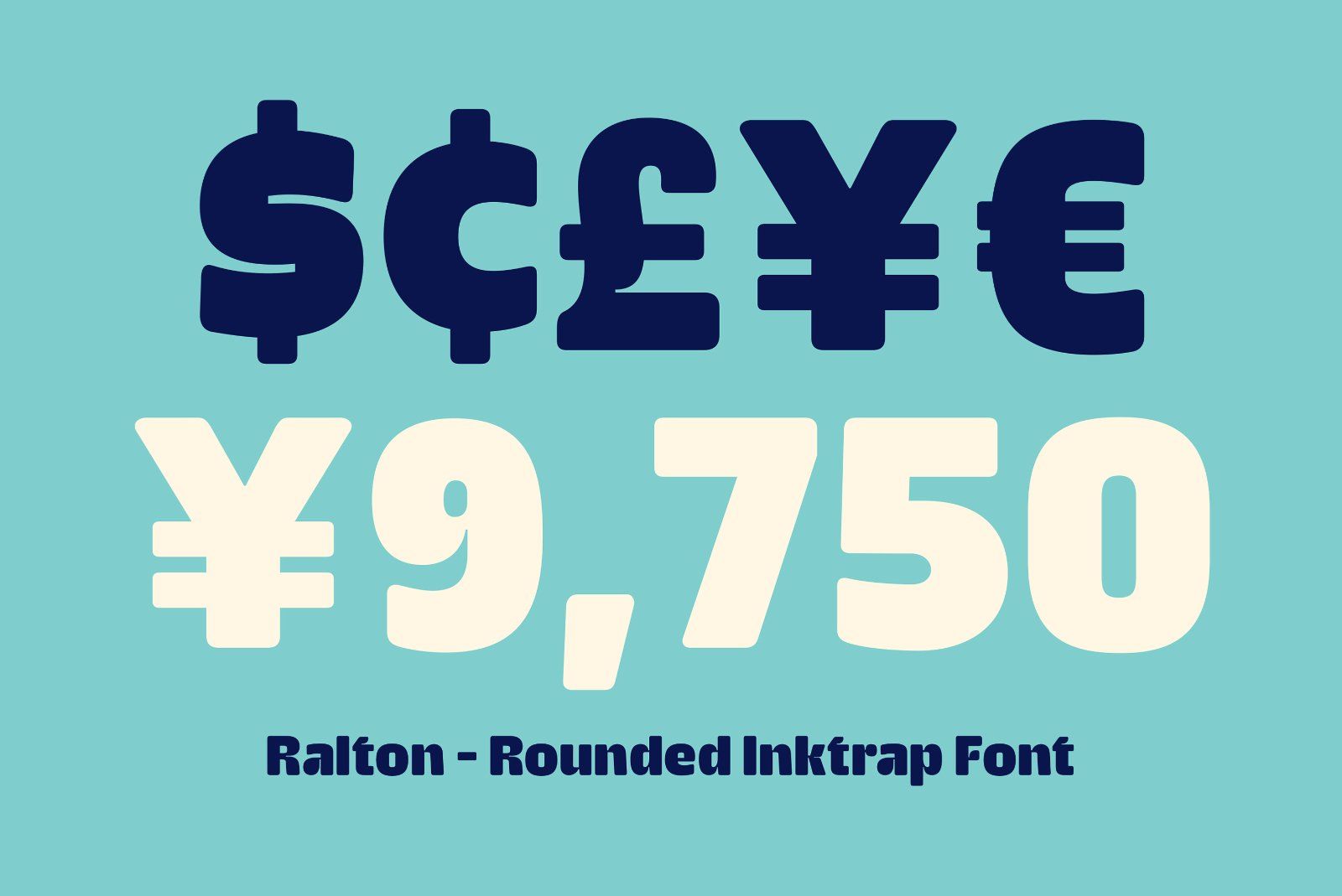 Ralton - Rounded Inktrap Font — image 12