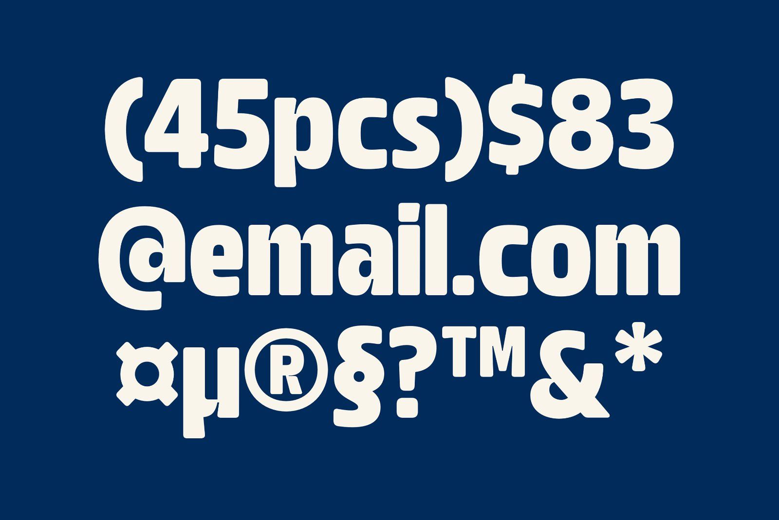 Quarty - Rounded Inktrap Font — image 11