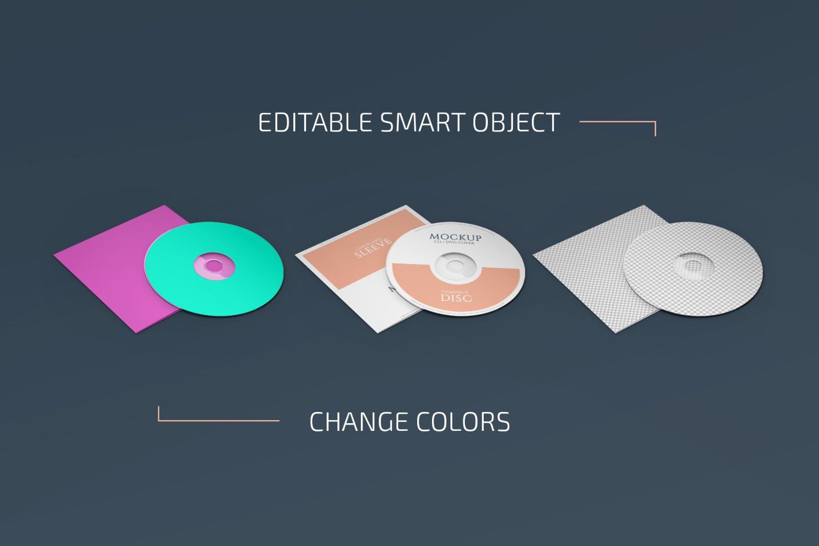CD Cover Mockup Set — image 2
