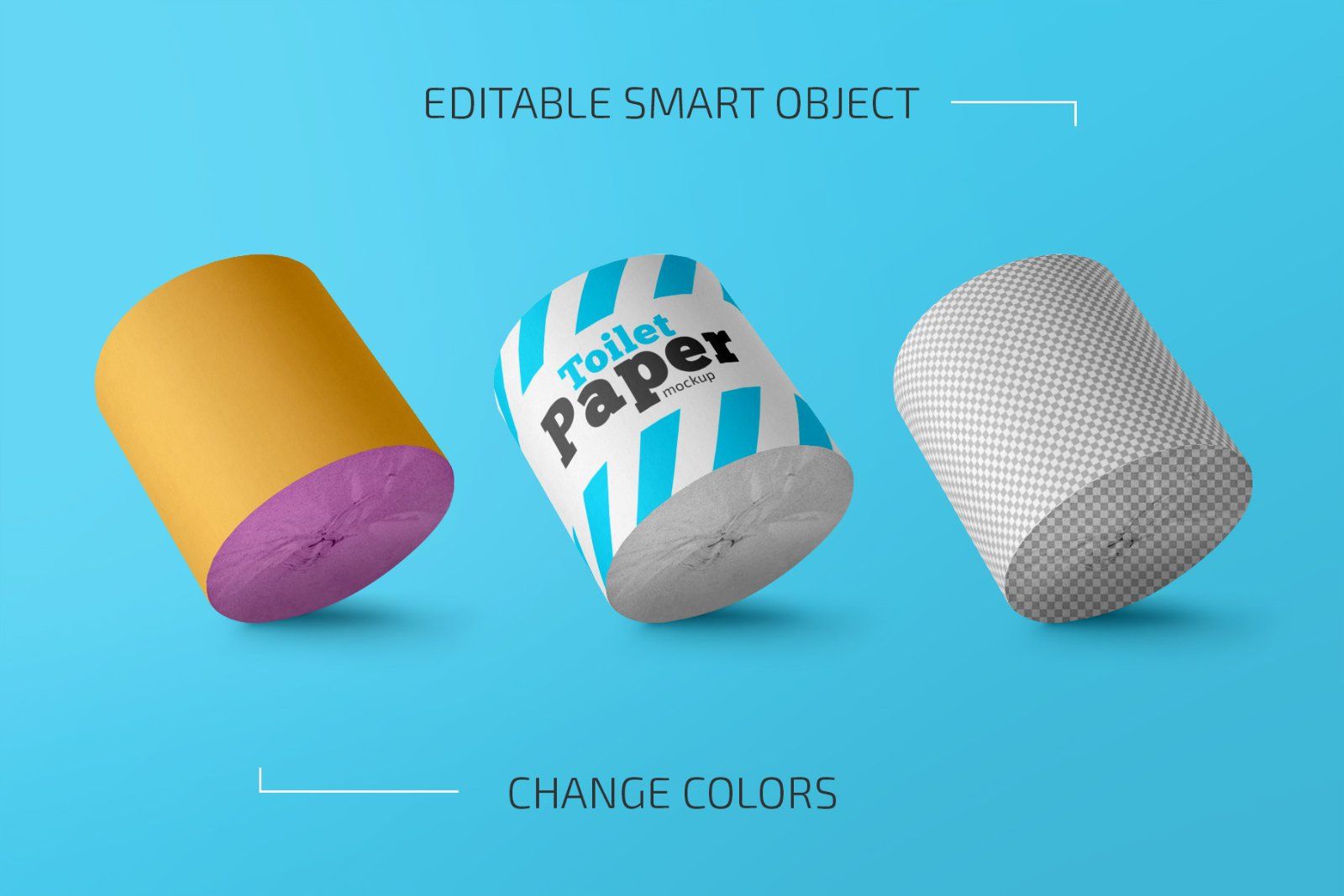Toilet Paper Roll Mockup Set — image 2