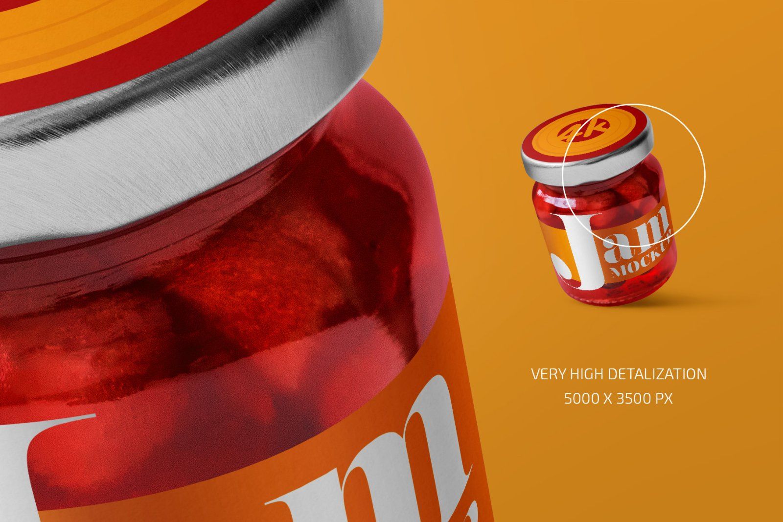 Glass Jar with Jam Mockup Set — image 3
