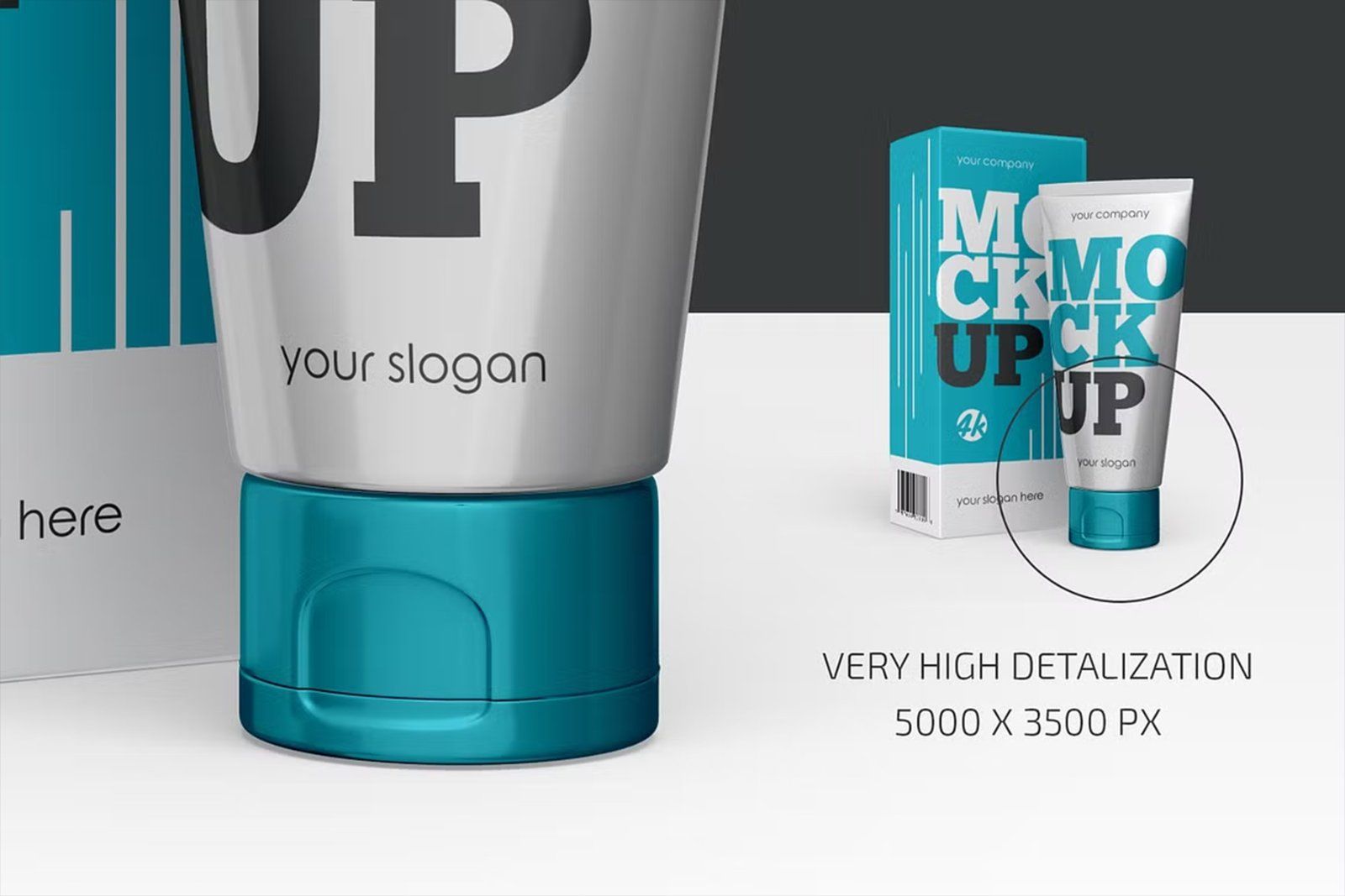 Cosmetic Tube and Box Mockup — image 3