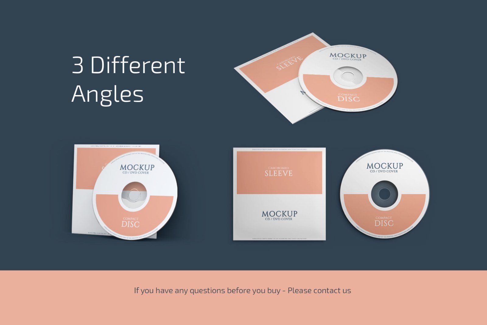CD Cover Mockup Set — image 4