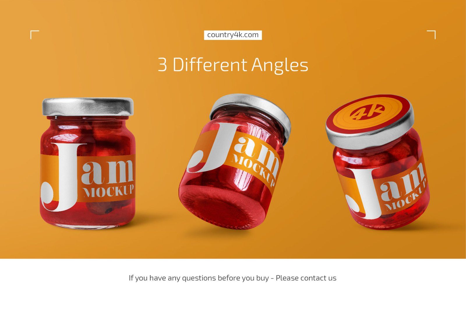 Glass Jar with Jam Mockup Set — image 4