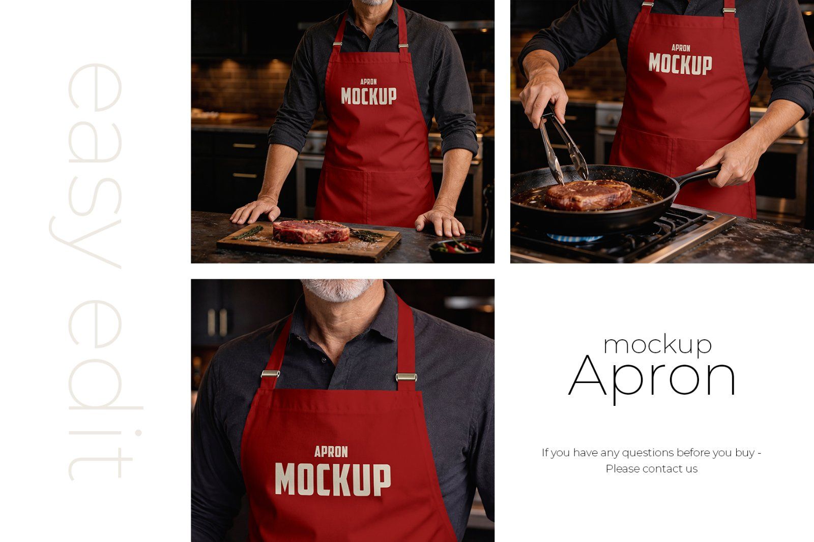 Apron Mockup Set