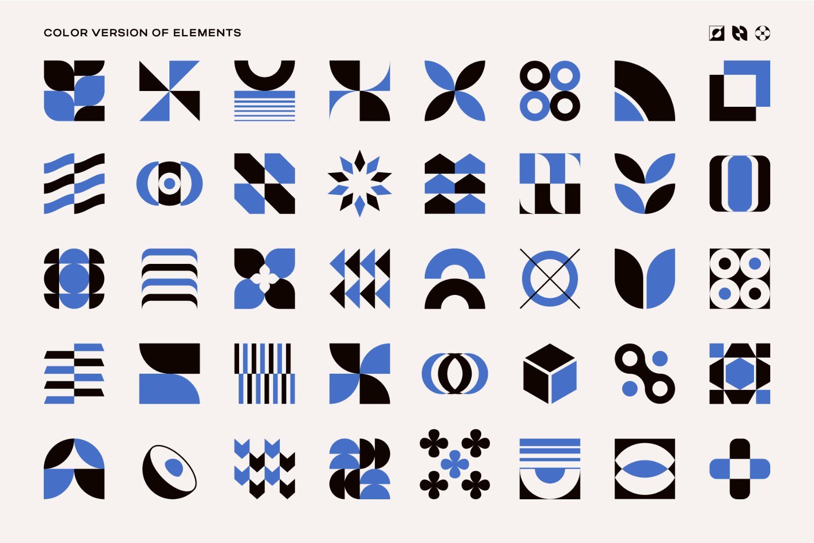 275 Modern Geometric Vector Elements