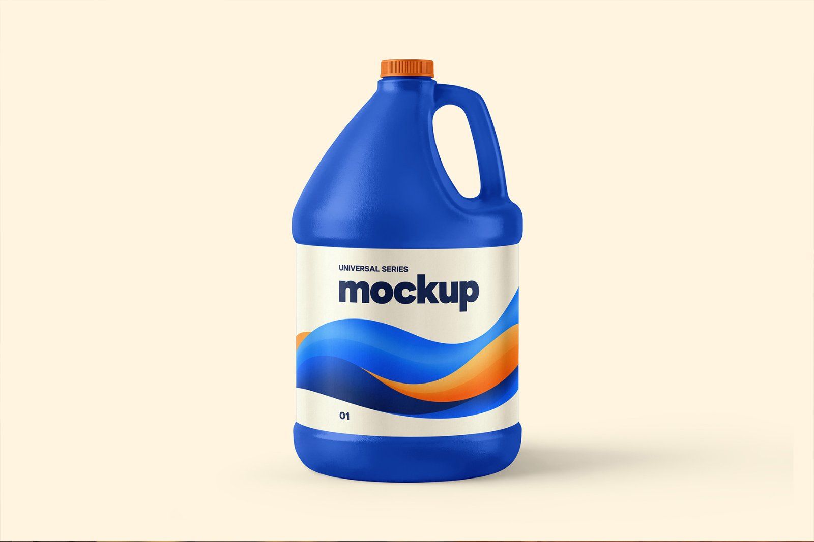1 Gallon Plastic Jug Mockup — image 1