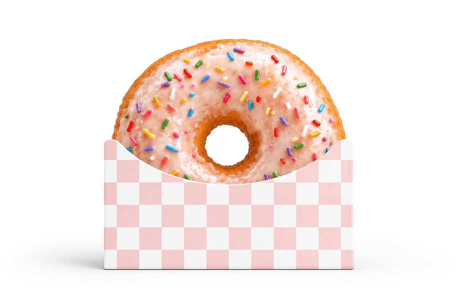 Donut with Holder Mockup
